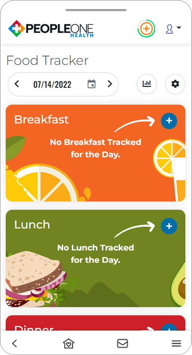 Food Tracking Screenshot